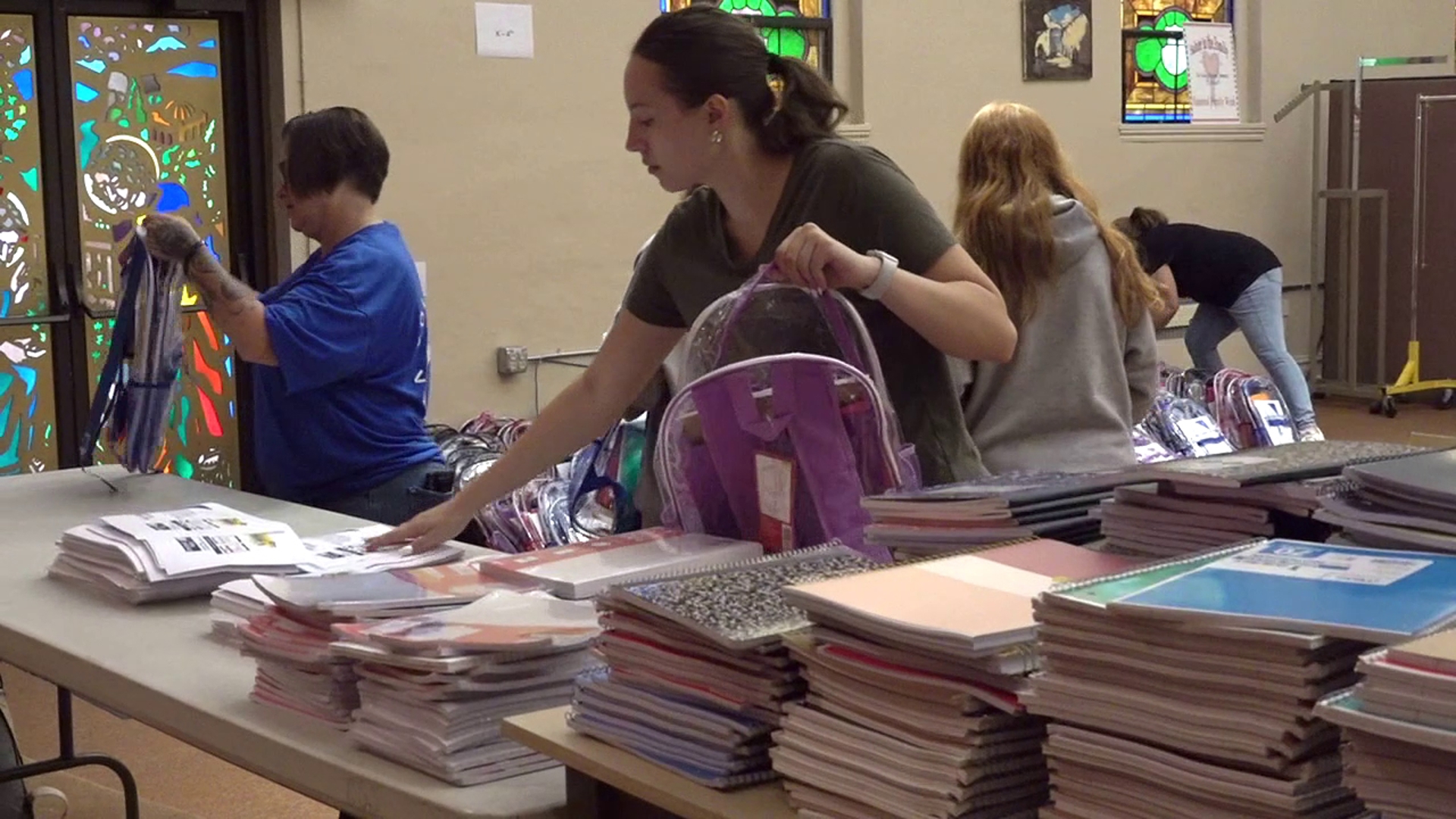 The United Way is giving away 1,200 free backpacks full of school supplies for students in the Hazleton Area School District.