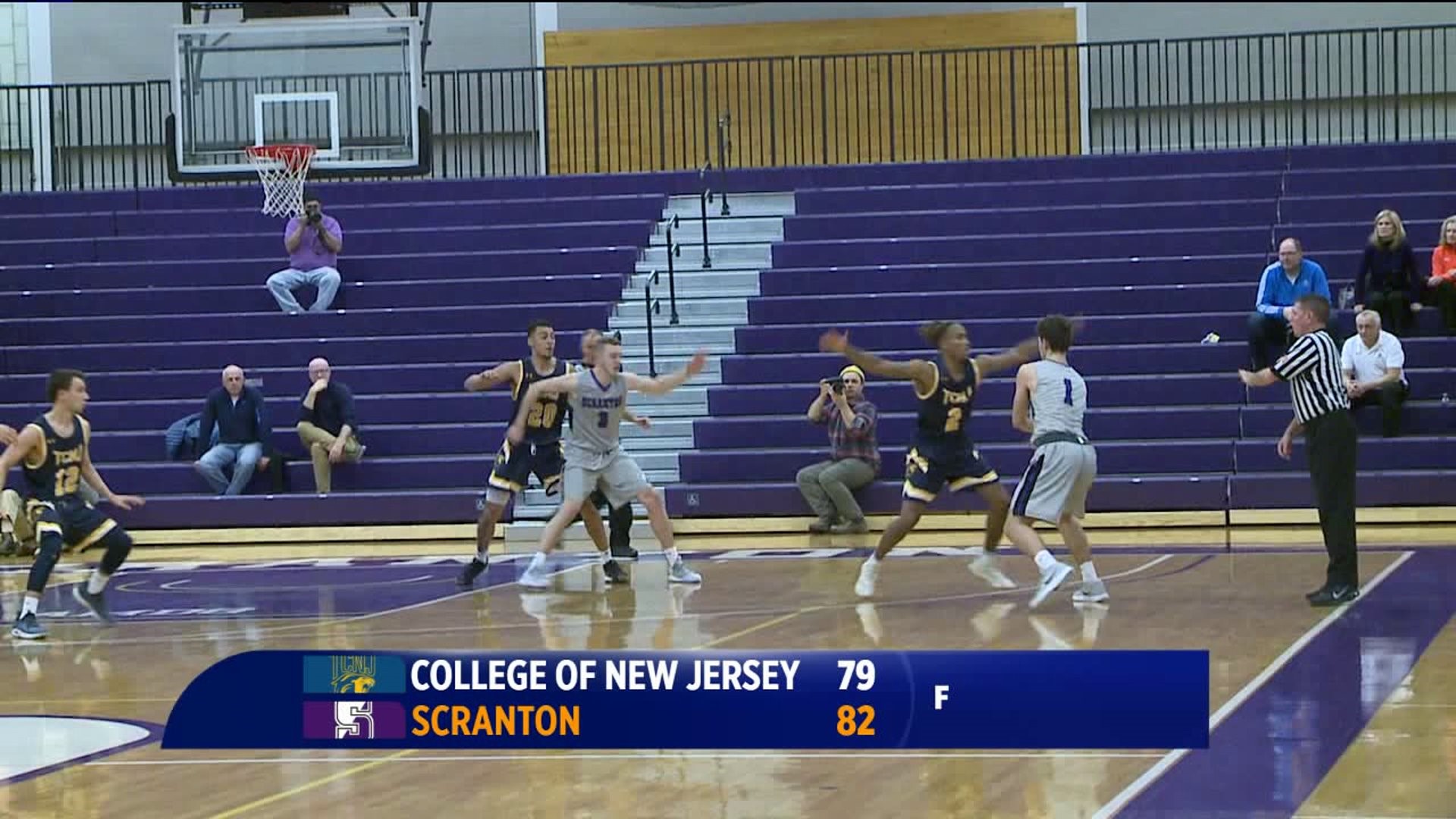 College of NJ vs Scranton Men`s basketball