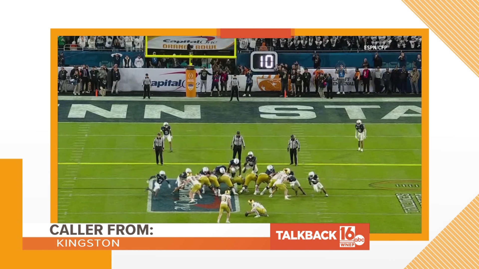 Talkback 16 callers comment on the Orange Bowl | wnep.com