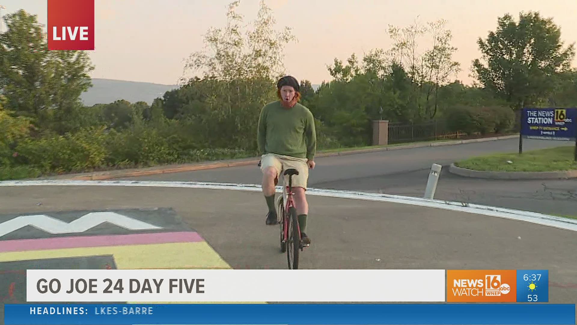 Chris had a surprise for Joe Friday morning, the start of day of 5 of Go Joe 24.