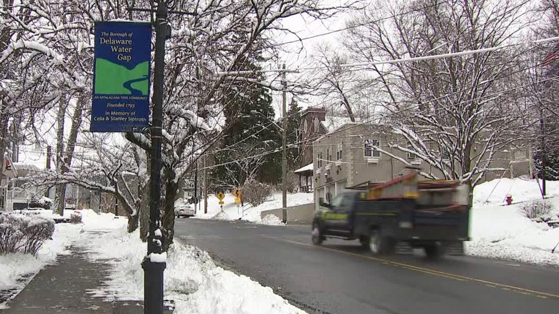 'We were celebrating it,' Delaware Water Gap residents relieved after manageable snowfall
