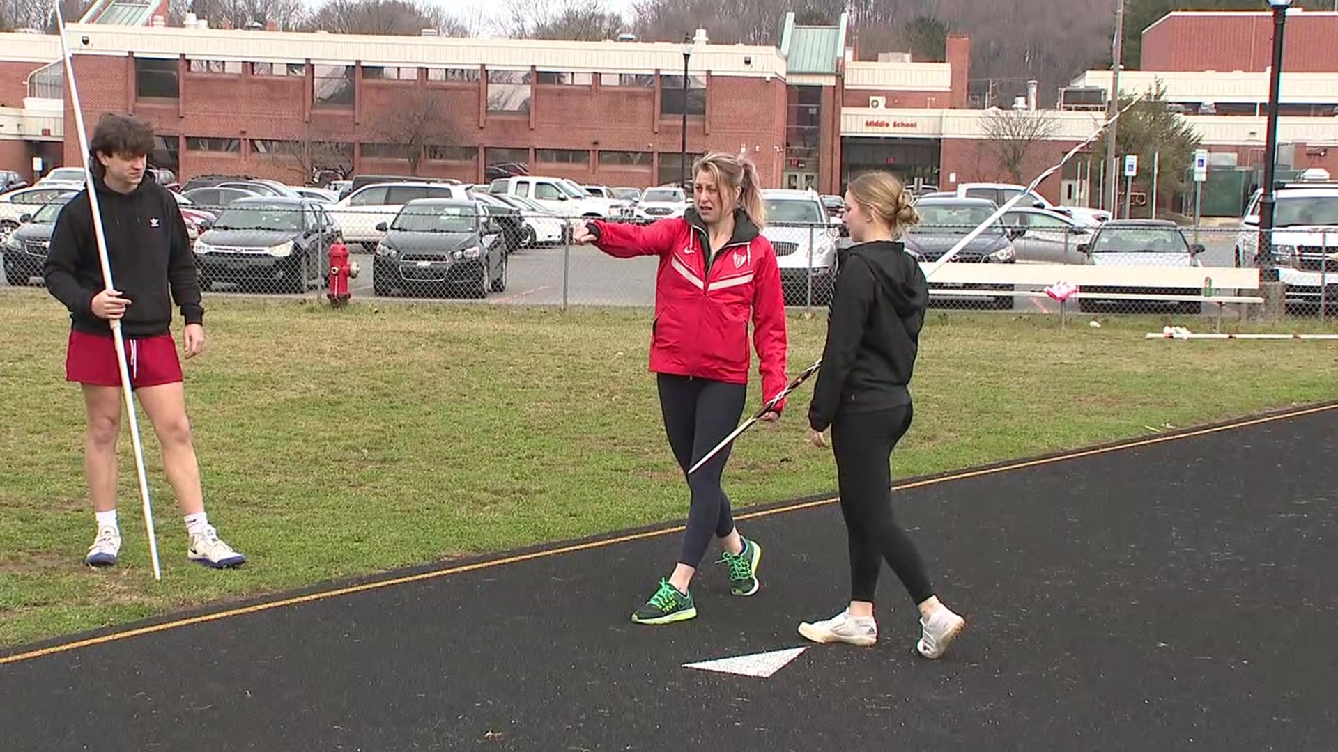 Track and field athletes at Milton Area High School are getting some top-notch instruction this season.