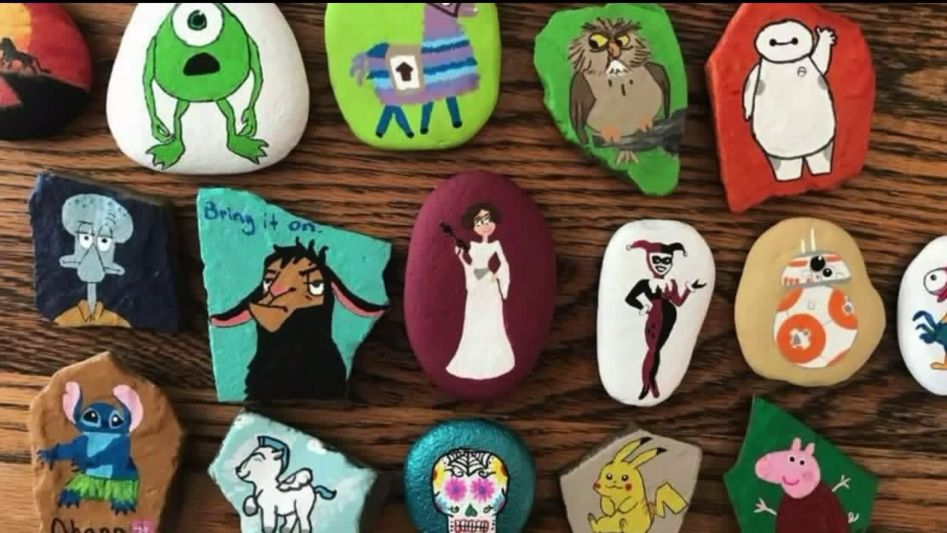 'Wilpo Rocks' Spreading Fun, Inspiring Messages on Painted Rocks