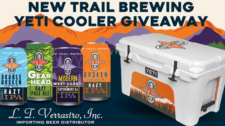 New Trail Brewing Yeti cooler giveaway