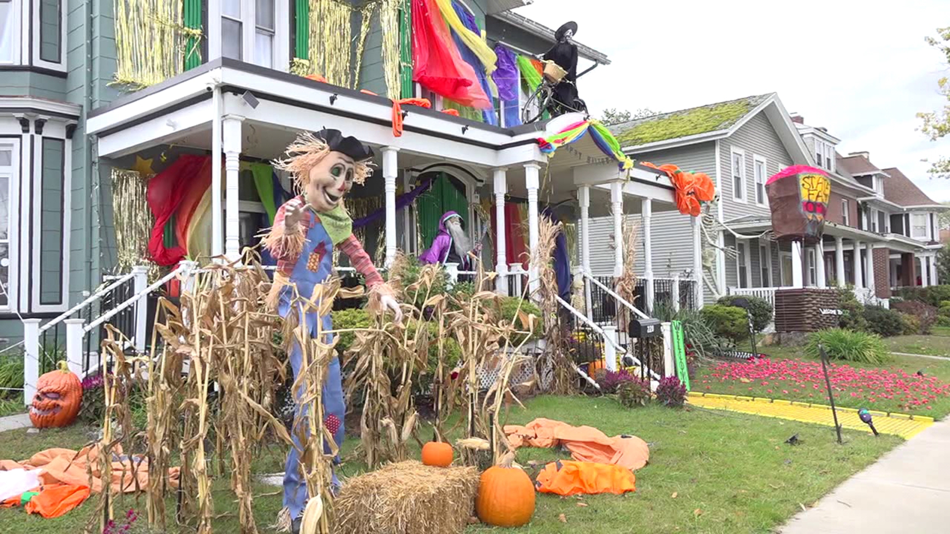 The neighborhood known for trick-or-treating now has a map to help visitors navigate all of the borough's displays.