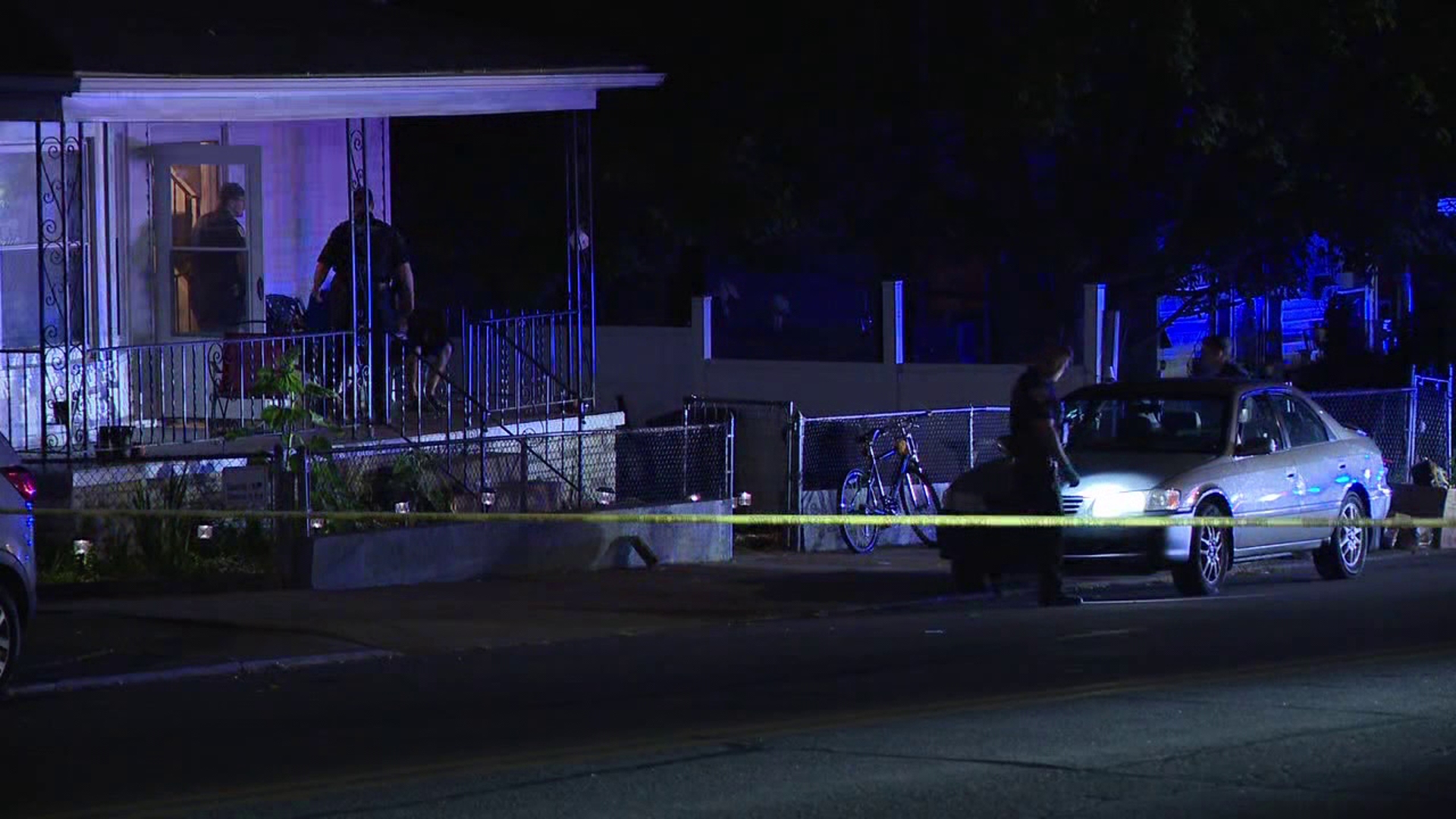 Part of Pittston Avenue is closed off in the city after a heavy police presence Sunday evening.