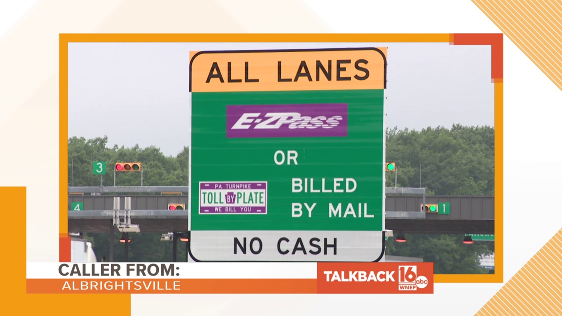 Callers are commenting on the tolls as well as the road conditions in this edition of Talkback 16.