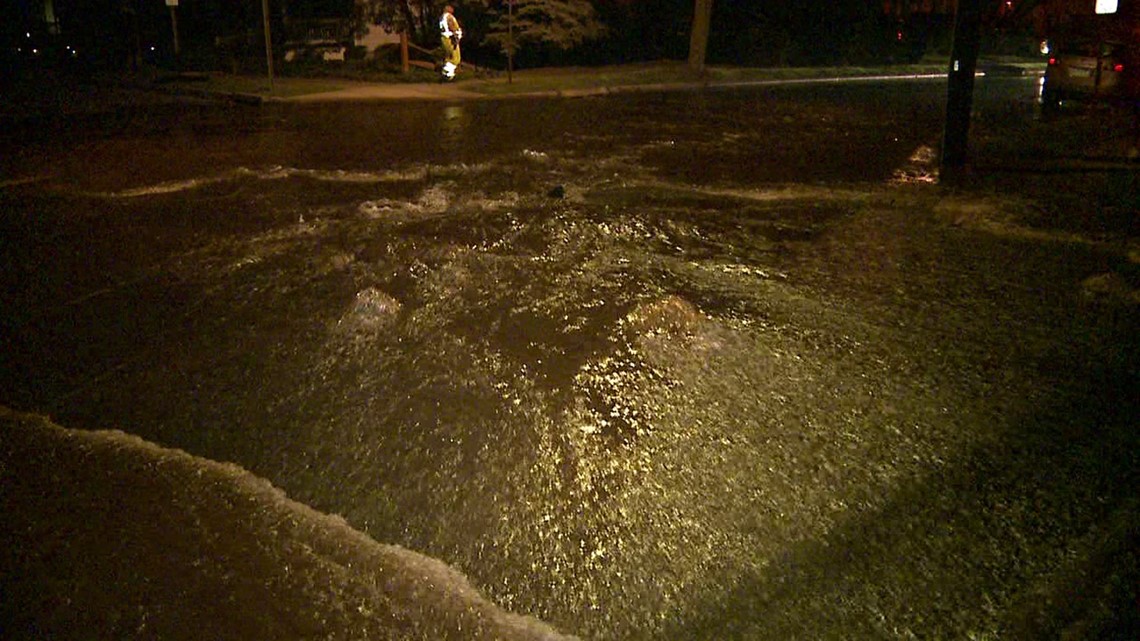 Water Main Break Causes Widespread Effects