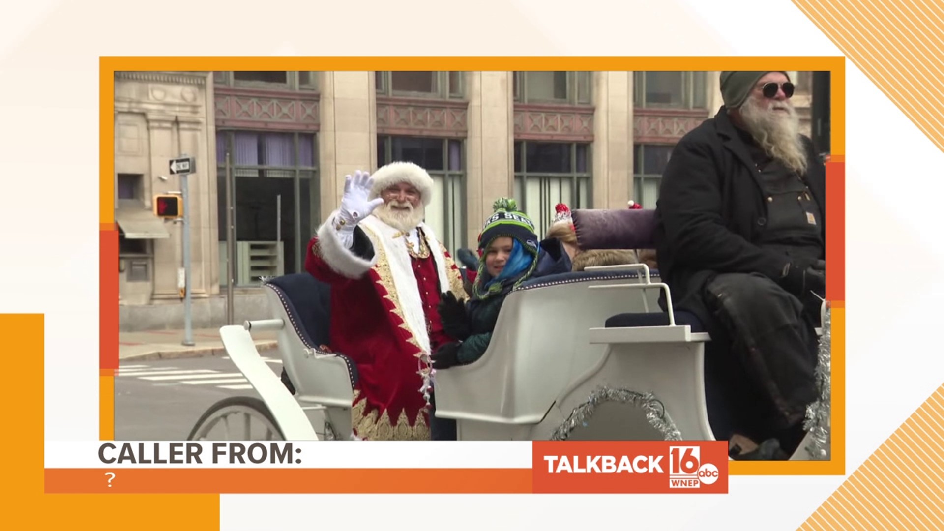 Callers are commenting on the return of the Santa Parade in this Talkback 16.