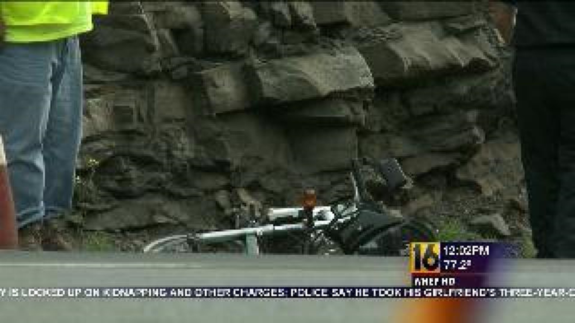 Traffic Slowed By Motorcycle Crash