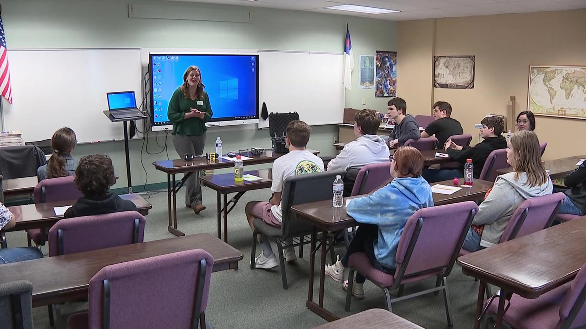 Meadowbrook Christian School hosted a career day on Friday. Newswatch 16's Nikki Krize was one of the presenters and shows us how it went.