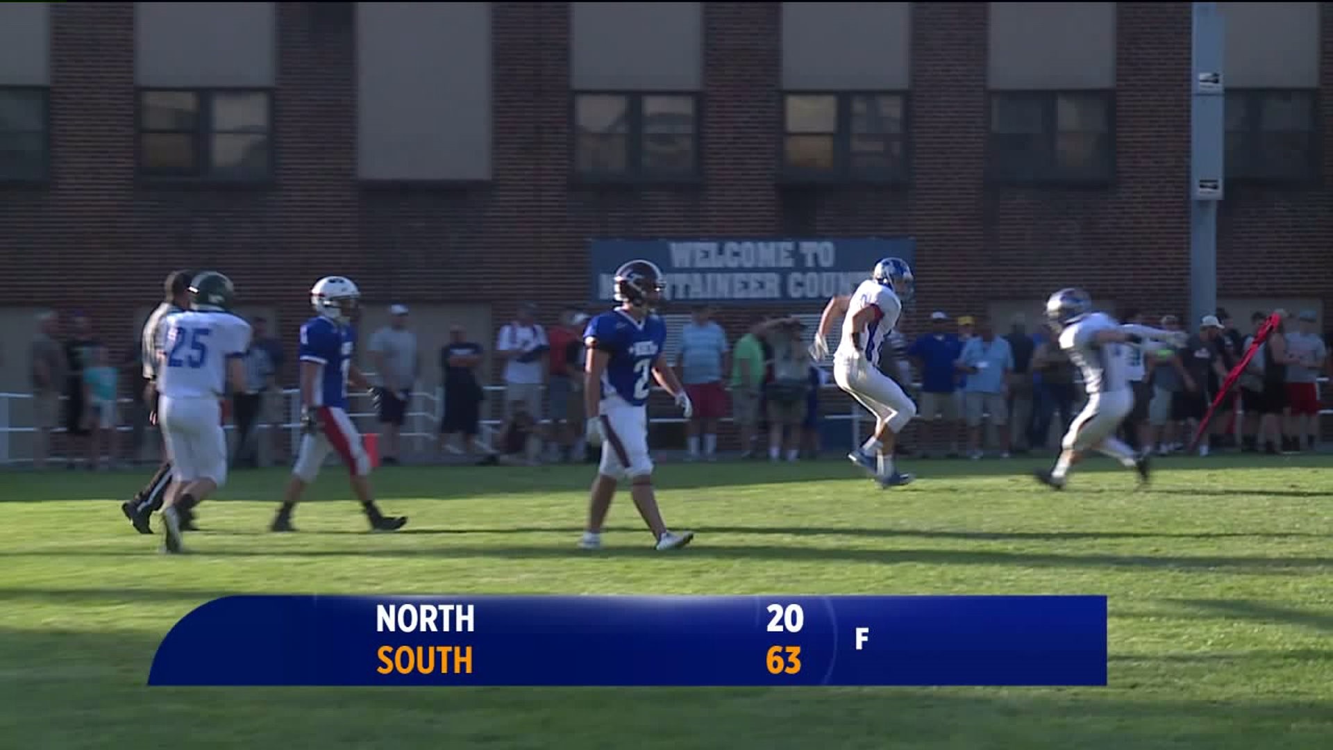 North vs South football All Star game