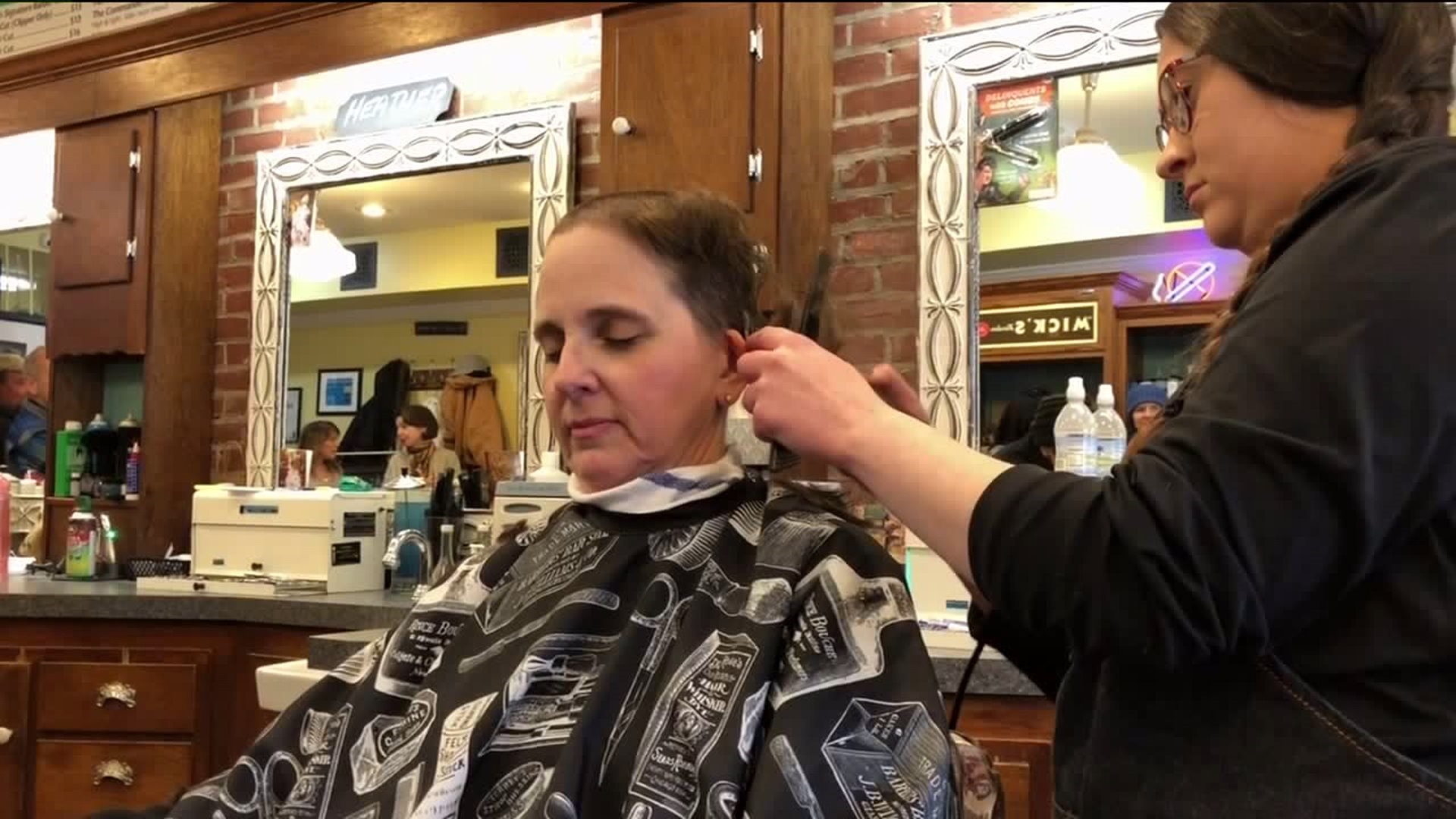 Clipping Locks in Support of Friends With Cancer in Wayne County