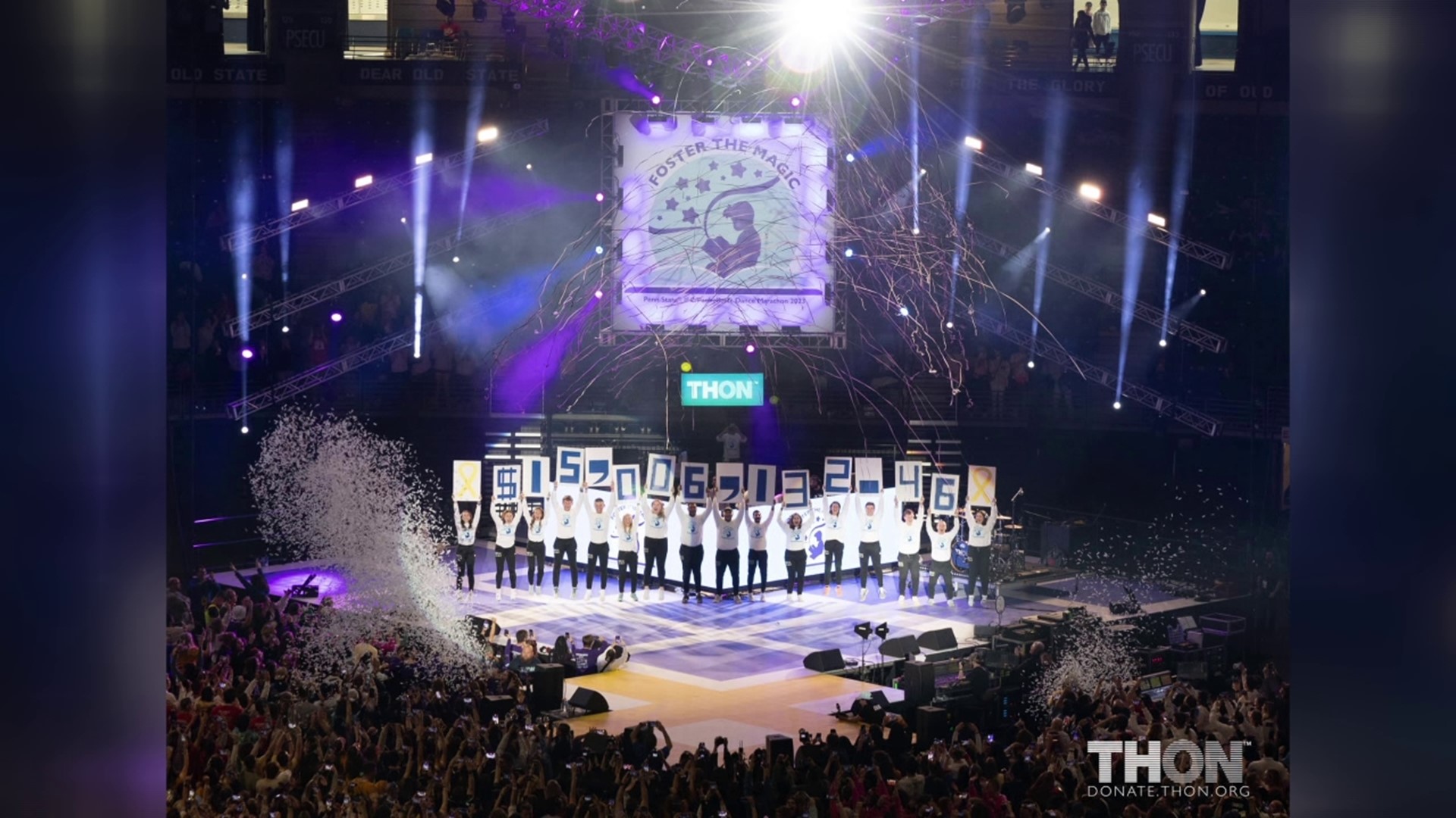 Penn State's annual dance marathon ended this weekend with more than $15 million raised to help fight childhood cancer.