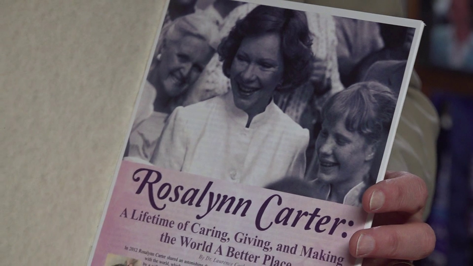 Presidential historian and long-time friend of the Carters, Larry Cook, from Luzerne County, remembers the former first lady.