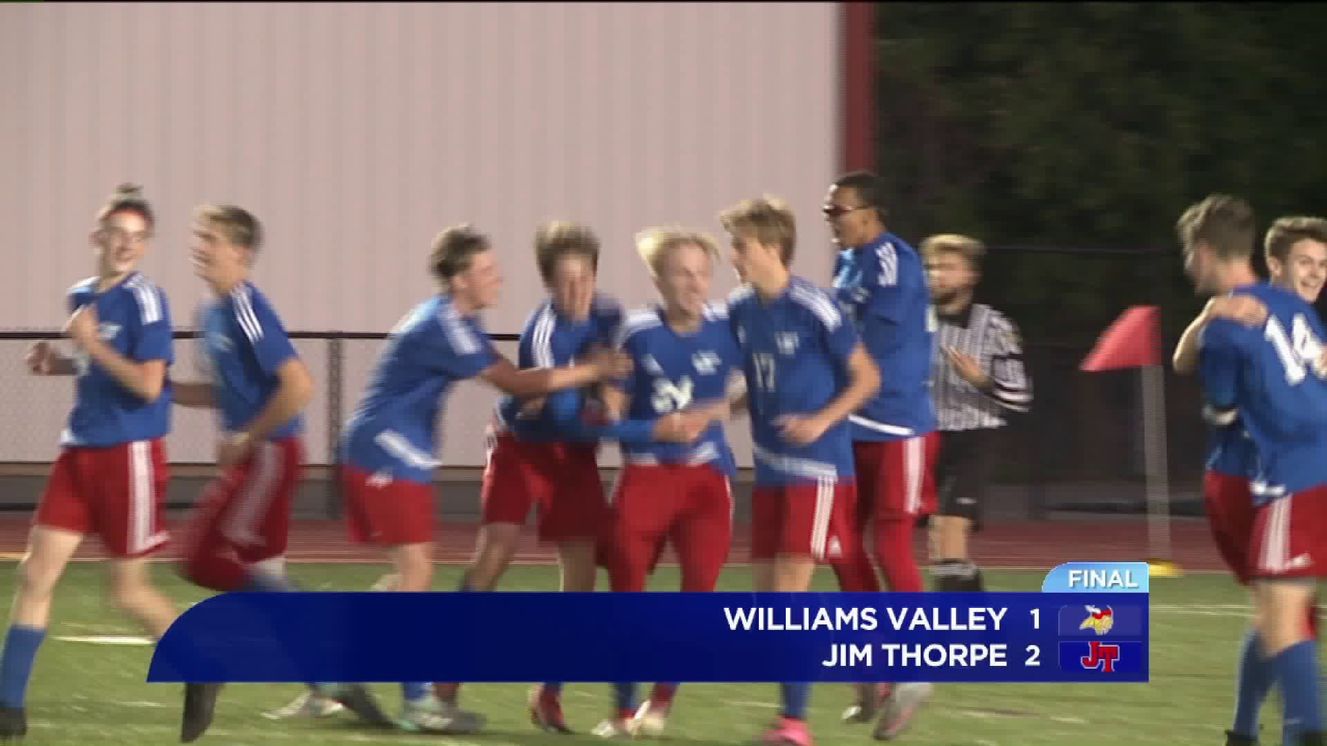 Williams Valley vs Jim Thorpe boys soccer