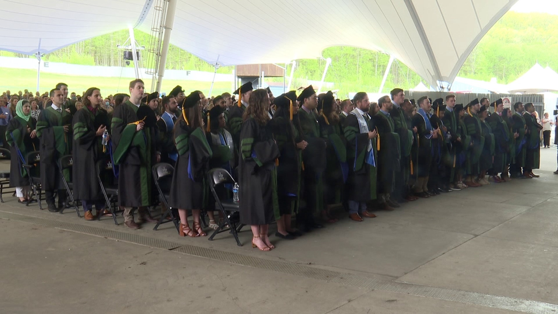 Graduation season is upon us, and for more than 100 medical students gathering in Scranton, Sunday was the day they officially became doctors.