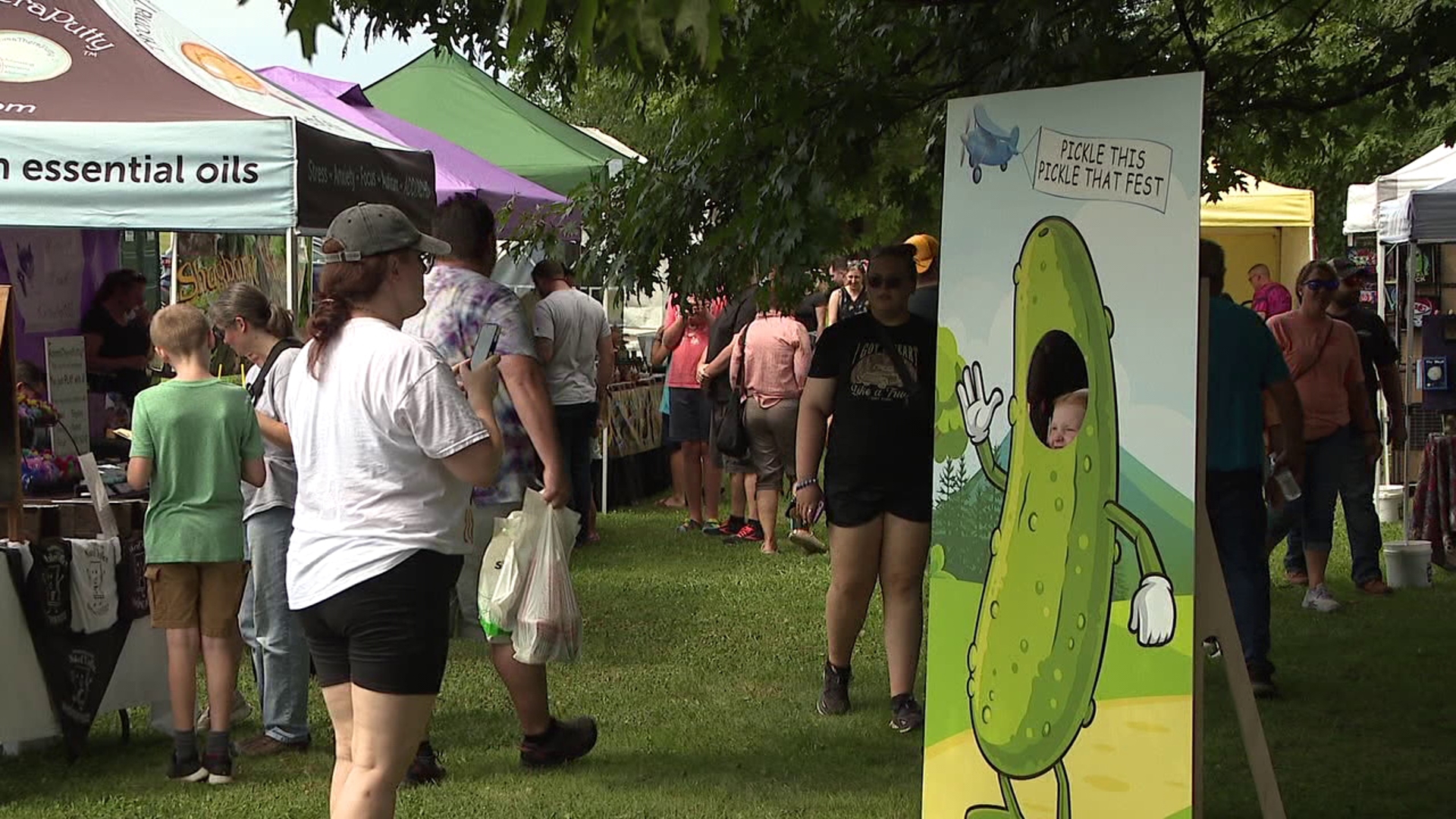 The festival in Forty Fort featured all things pickle.