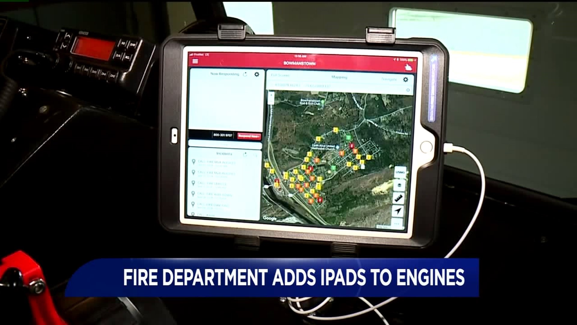 Fire Department Adds iPads to Engines