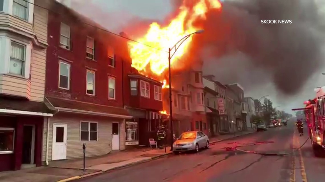 Flames tear through home in Schuylkill County