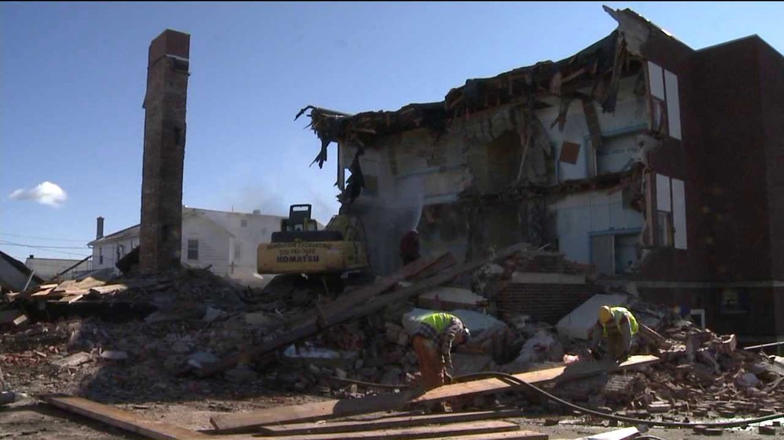 Elementary School Being Demolished