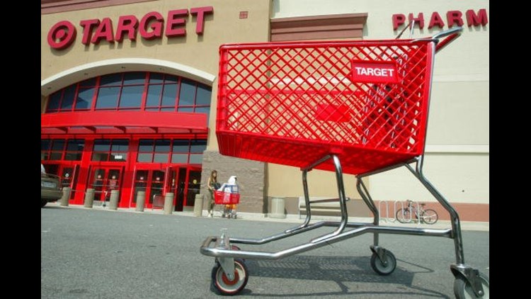 Black Friday promotions are seen at a Target store in Clifton, New Jersey,  on Monday, November …