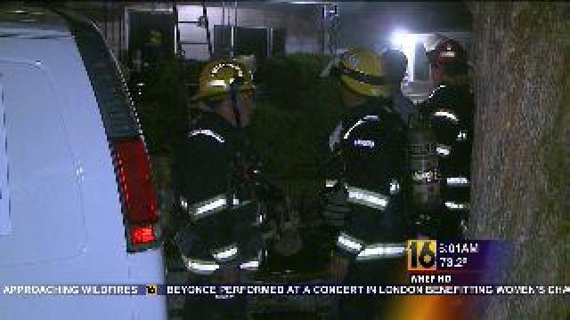 Fire Wrecks a Home in Scranton