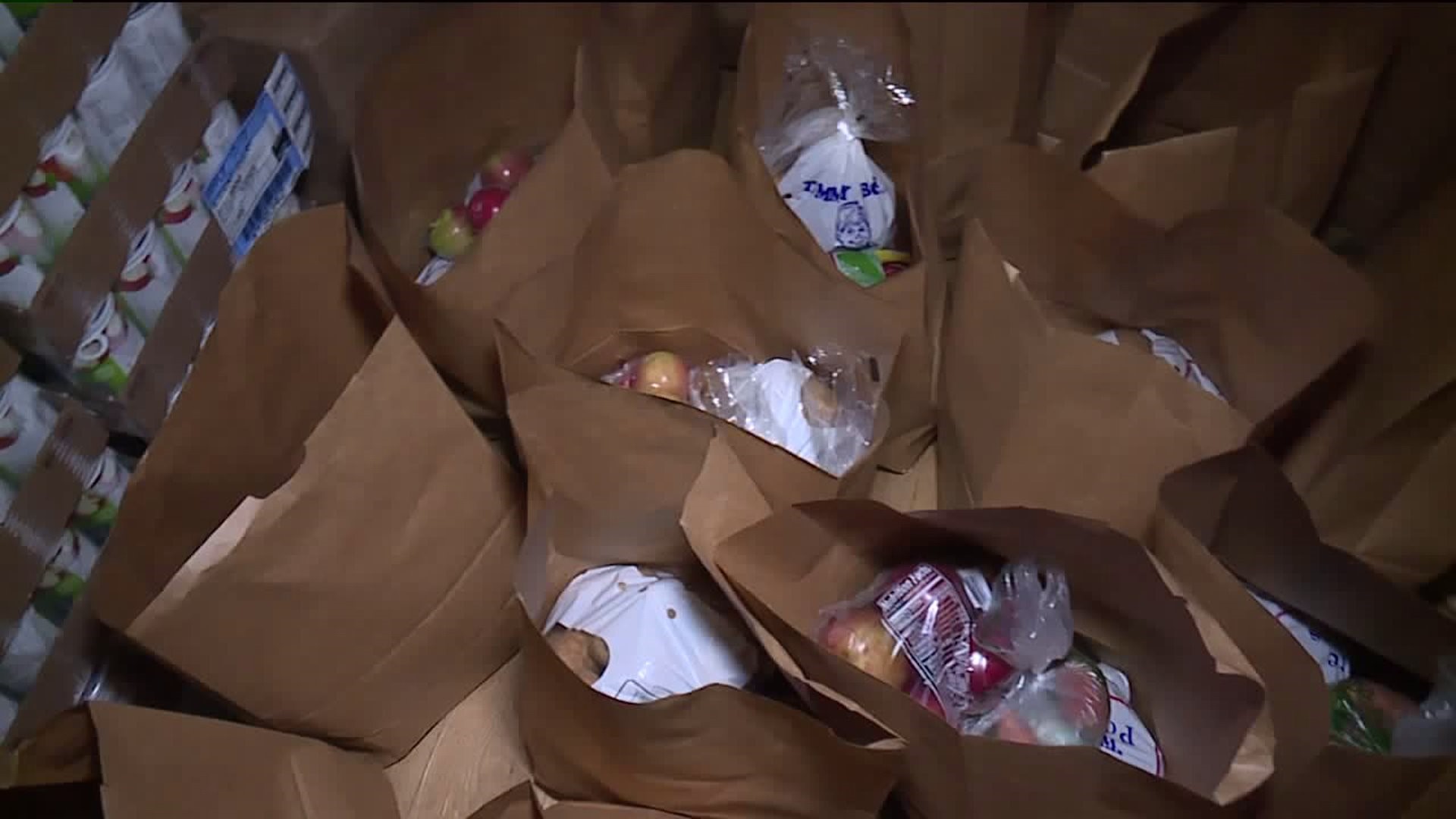 Food Basket Giveaway for Thanksgiving in Scranton