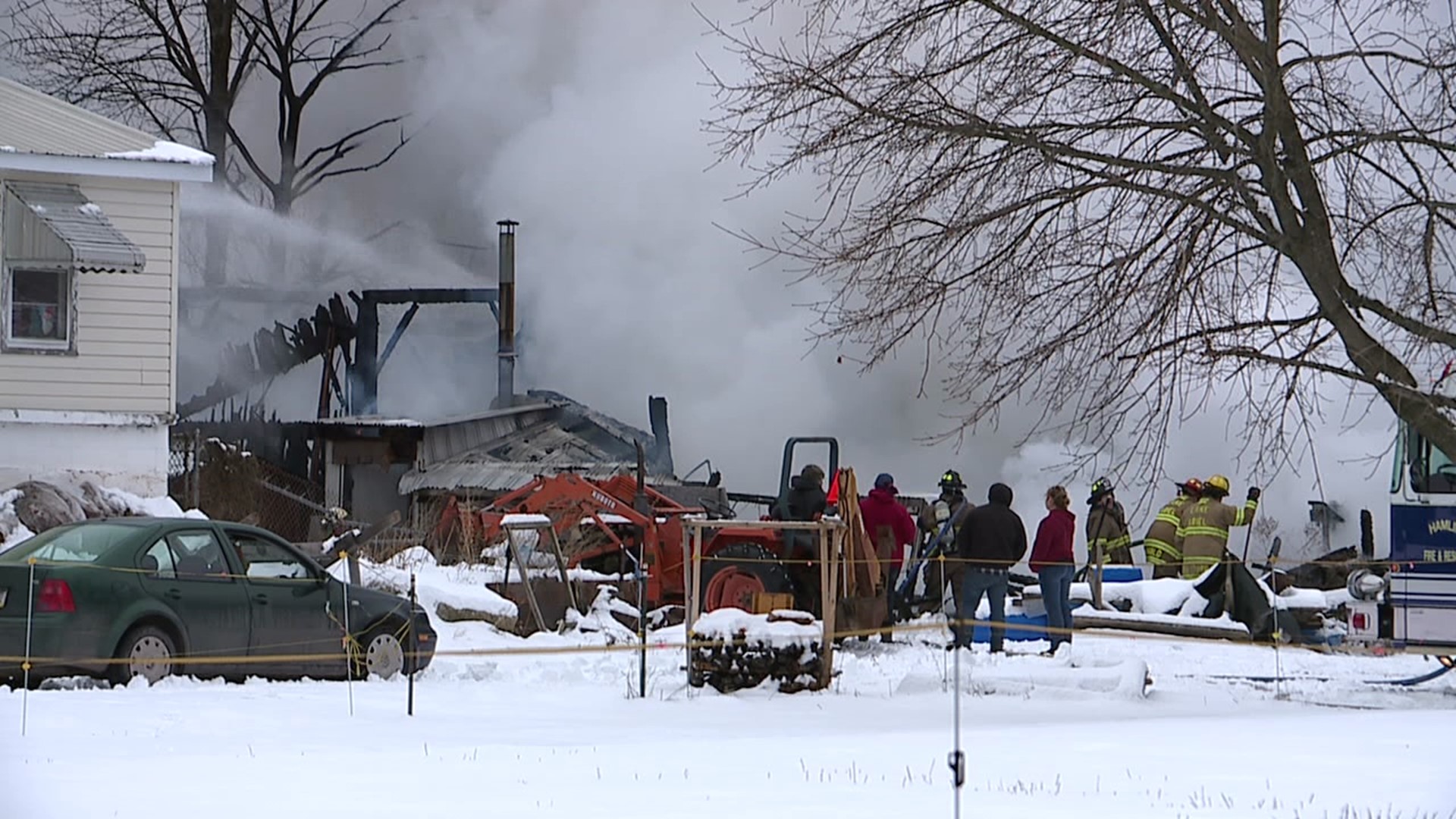 Fire damages building in Wayne County | wnep.com