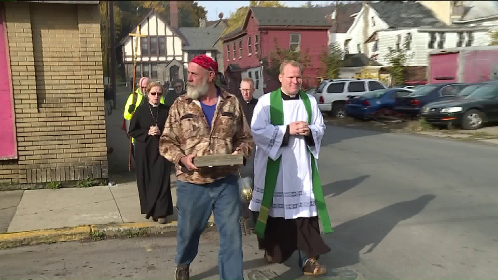 As One Church Closes, Members Go on Seven Mile Pilgrimage to New Church
