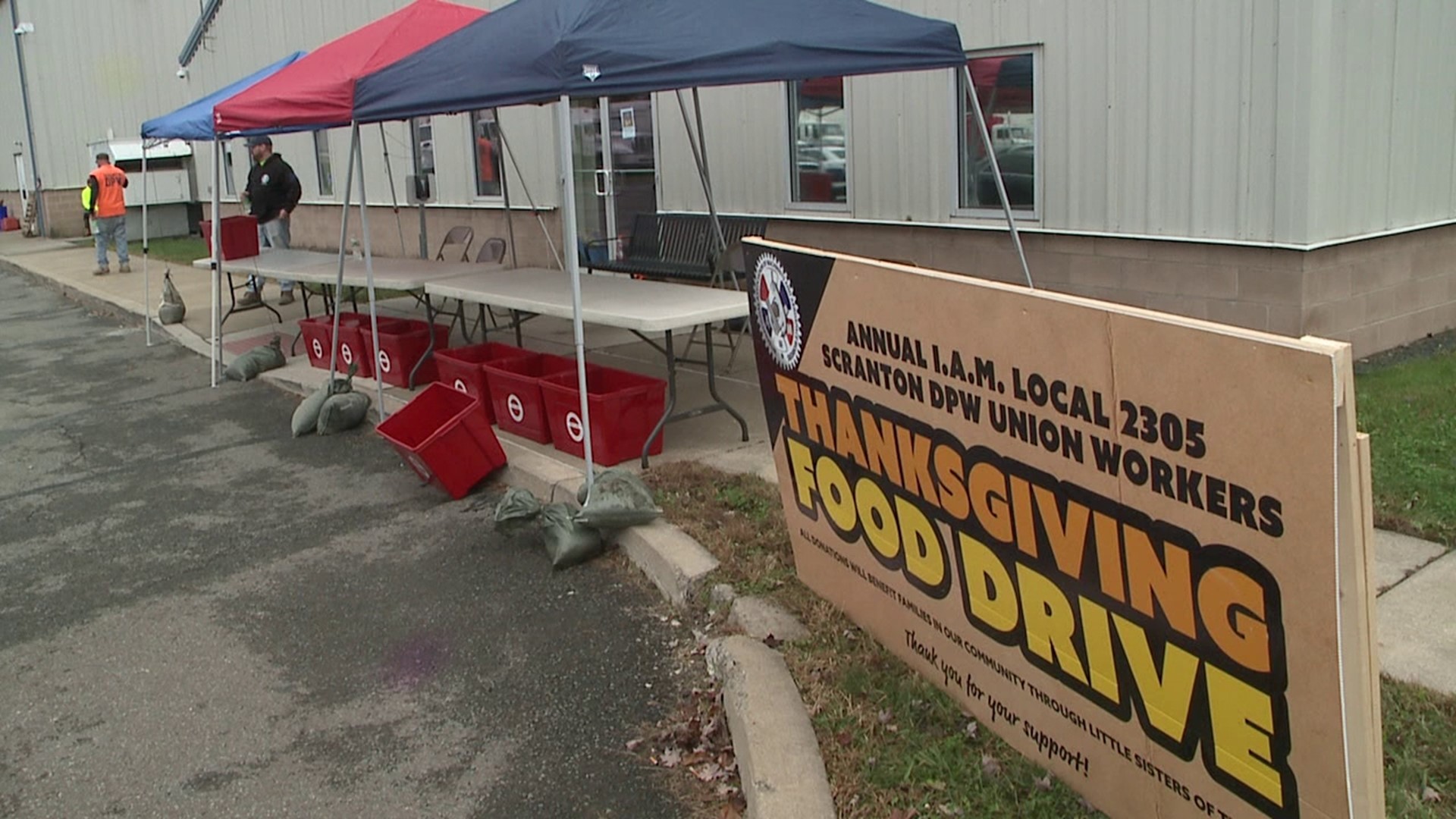 The food drive runs through Sunday as well as next weekend from 11 a.m. to 6 p.m. in Scranton.