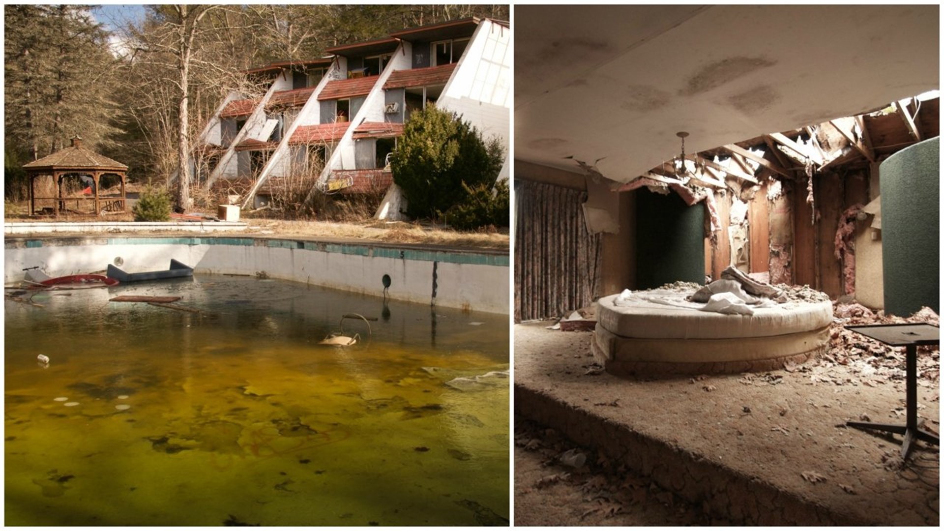 ‘honeymoon Is Over Photographer Shares ‘heartbreaking Look At Abandoned Poconos Resorts 7758