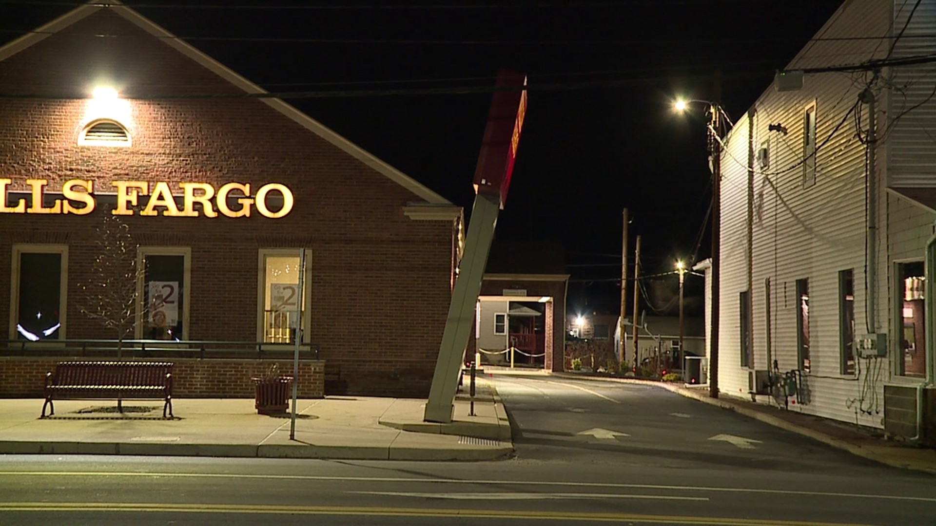 A sign of the wind's strength was seen in Taylor.