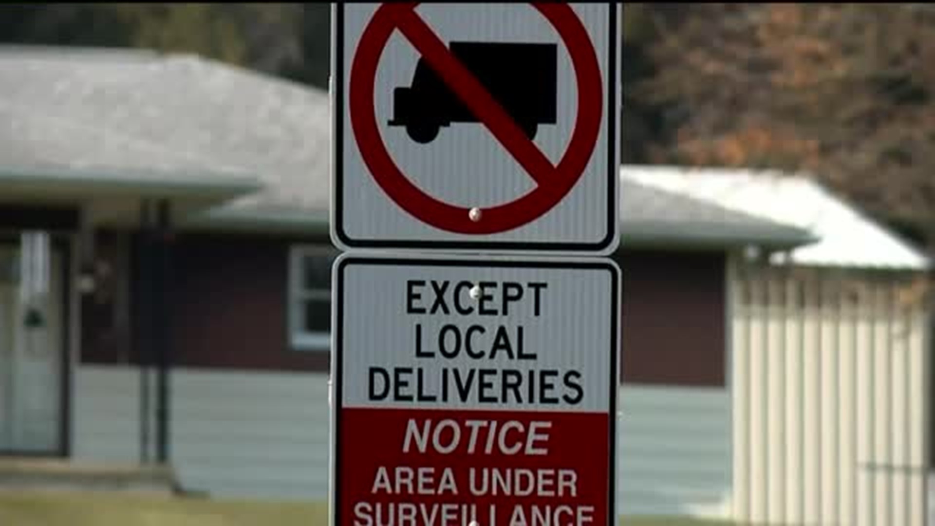Truck Restriction Signs Installed in Polk Township