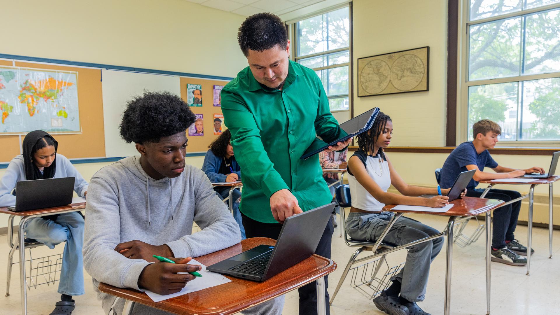 Students will power up their computers instead of sharpening pencils as AP Exams go digital in 2025.