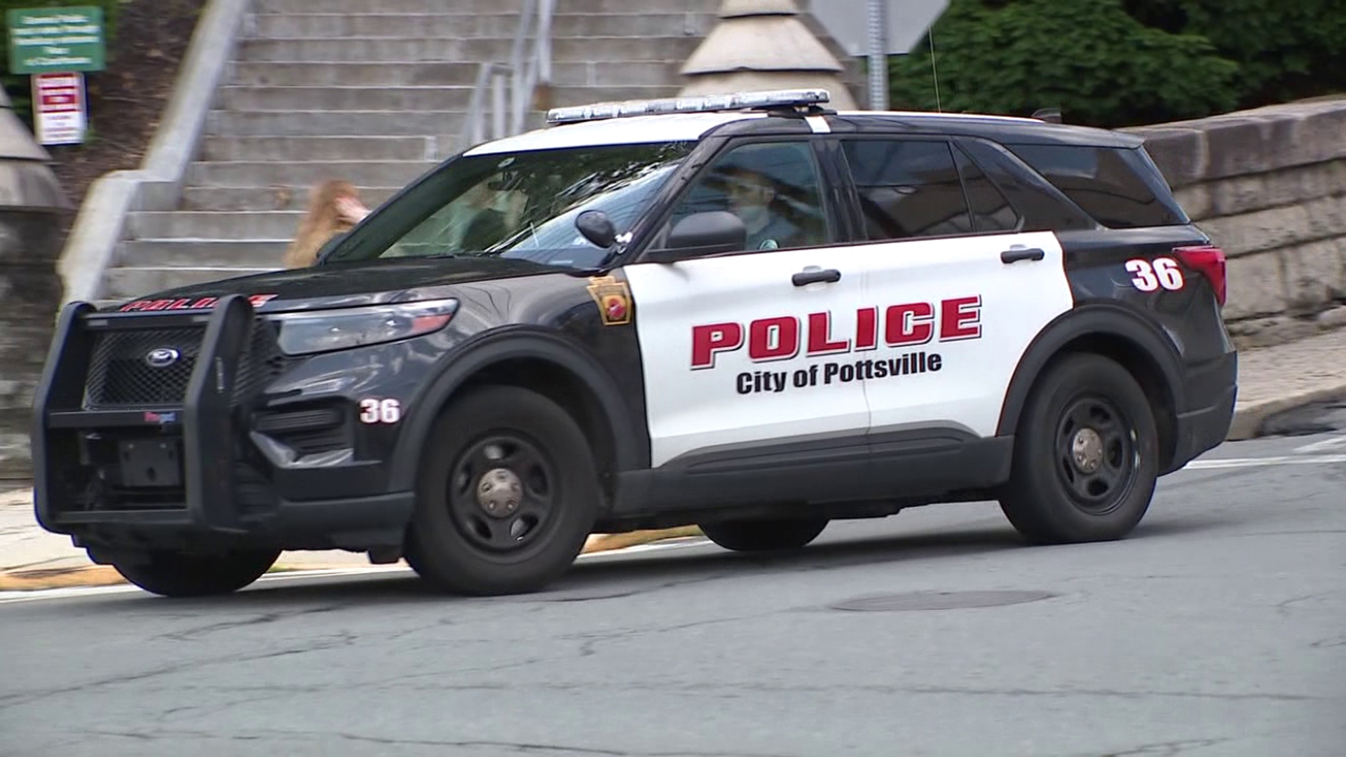 Officers responded to the courthouse in Pottsville around 11 a.m. Tuesday.