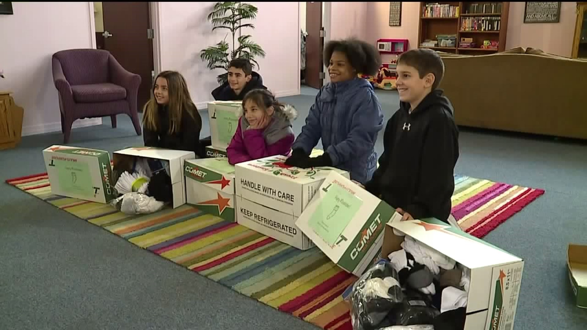 Students in Williamsport Donate Items, Collect for Classmates