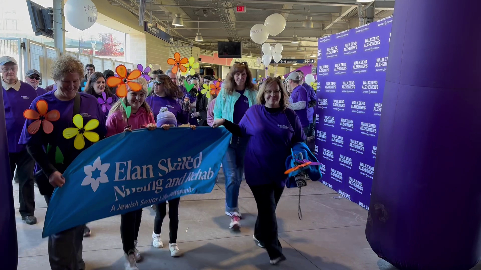 Hundreds of people in Lackawanna County laced up their sneakers Saturday in support of finding a cure for Alzheimer's.