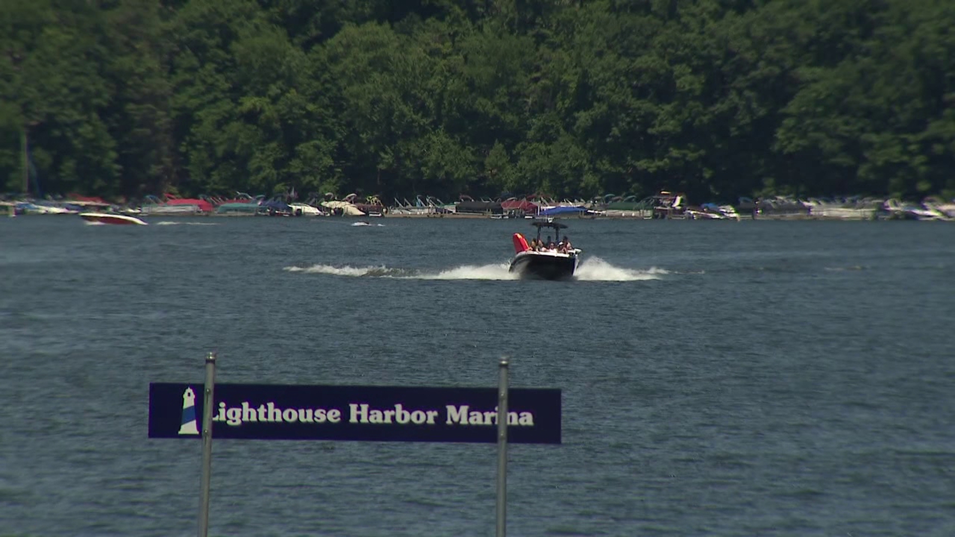 The holiday week is a busy time for marinas on Lake Wallenpaupack.