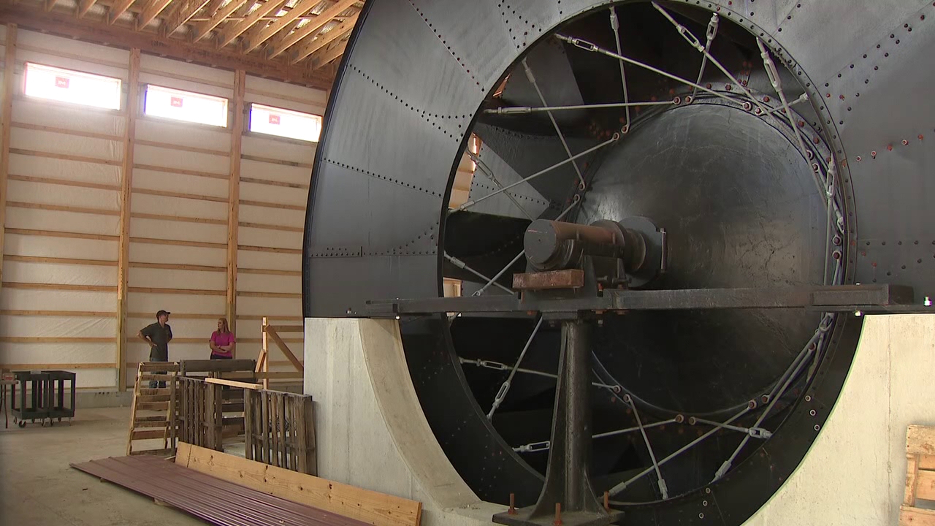 Newswatch 16's Emily Kress stopped by the No. 9 Coal Mine and Museum in Lansford, where a project to showcase historic Dorrance Mine Fans is almost complete.