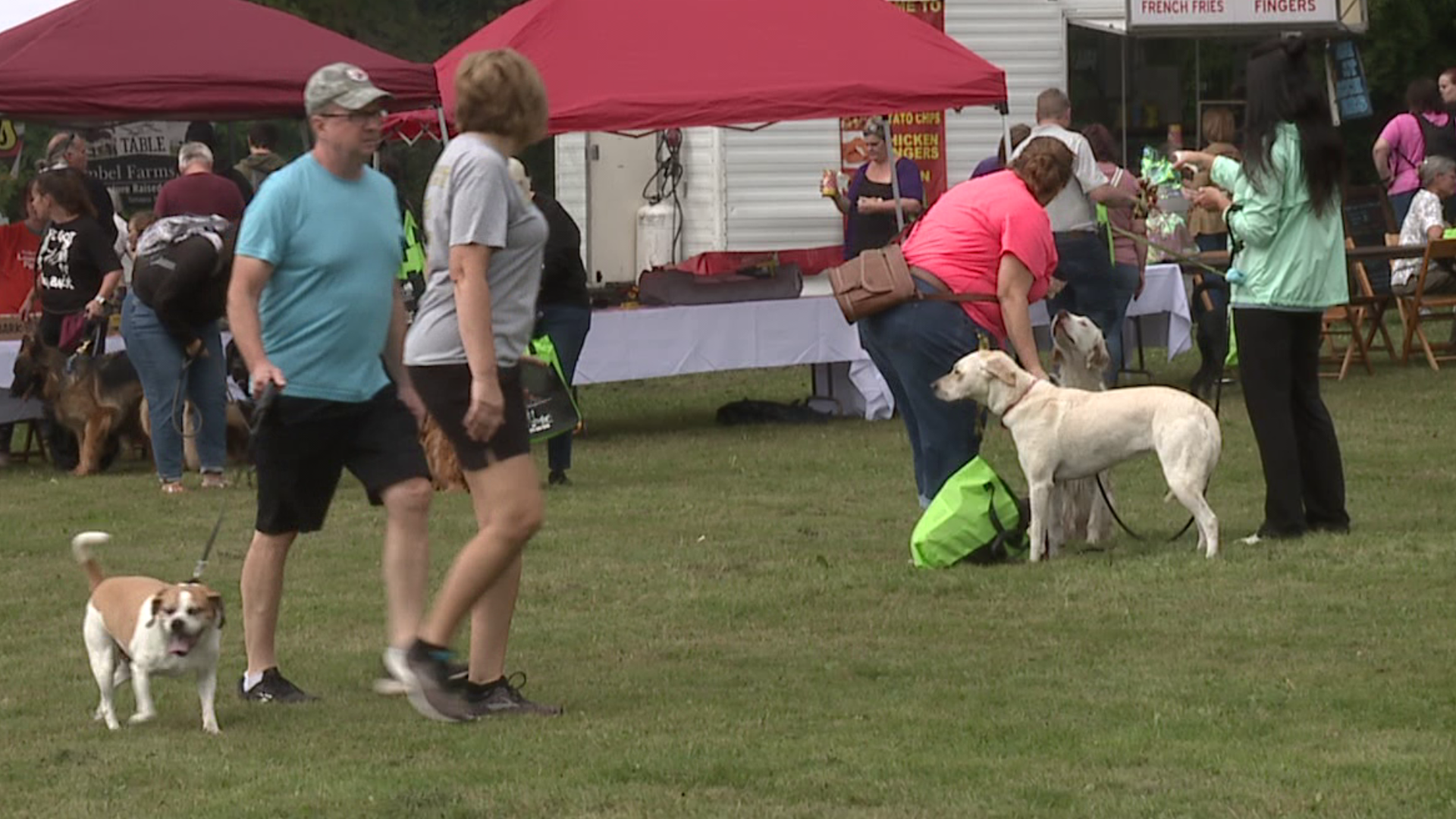 The dog-friendly event included pet-themed vendors, free photos, and free treat bags.
