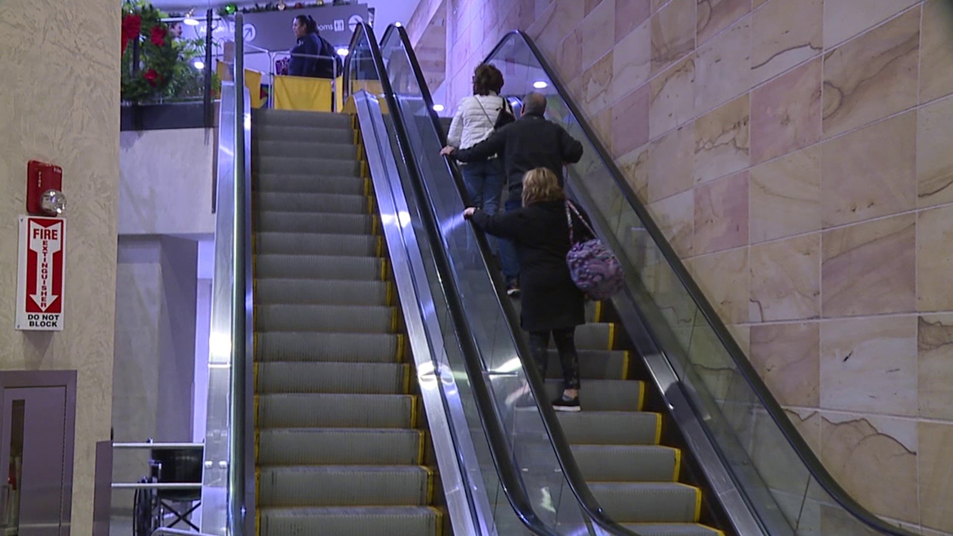 Newswatch 16's Emily Kress found pumped-up fans departing from the Wilkes-Barre Scranton International Airport.