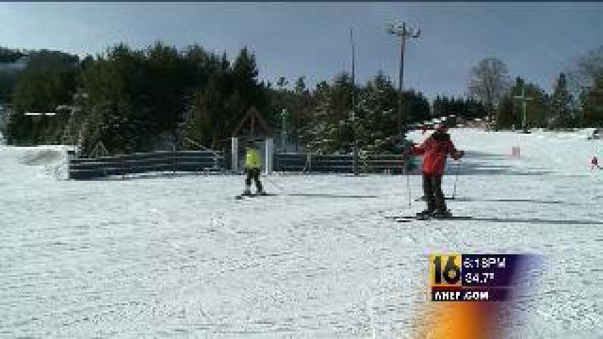 Skiers Hitting Slopes For Holidays