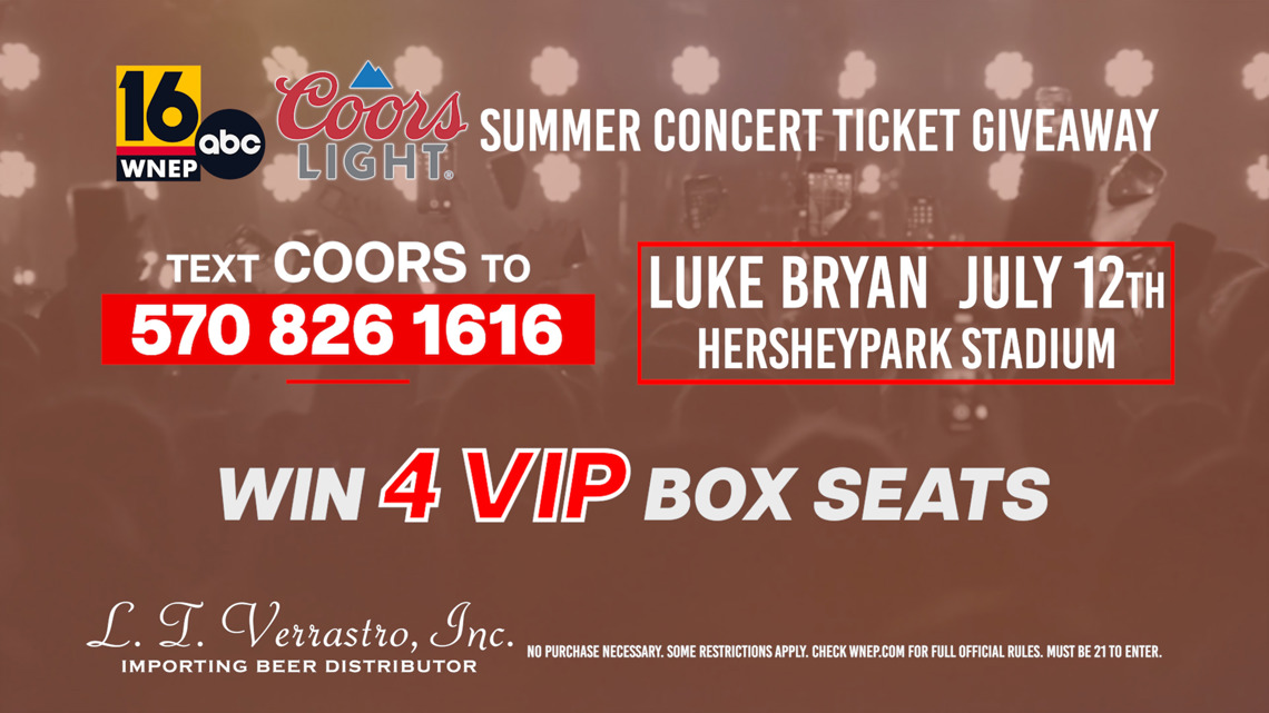 WNEP & Coors Light Summer Concert Ticket Giveaway | wnep.com