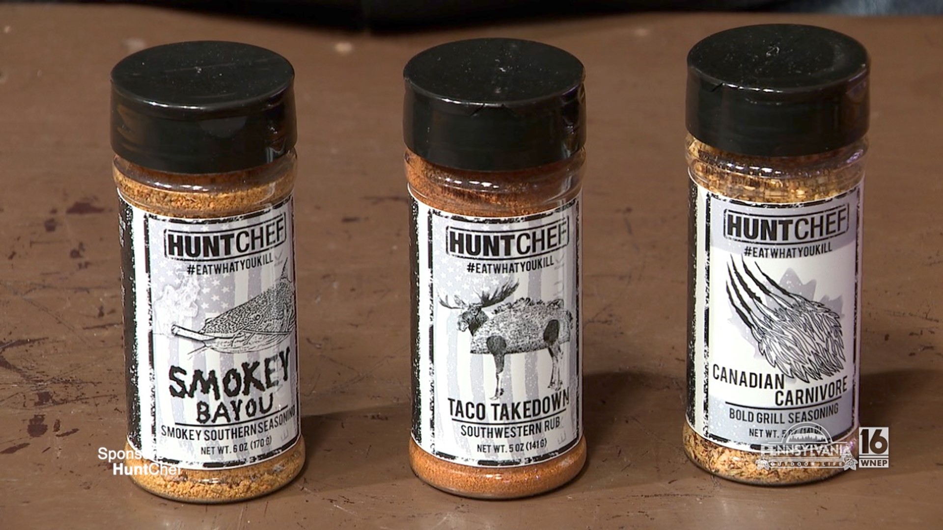 Seasonings for your favorite wild game recipes.