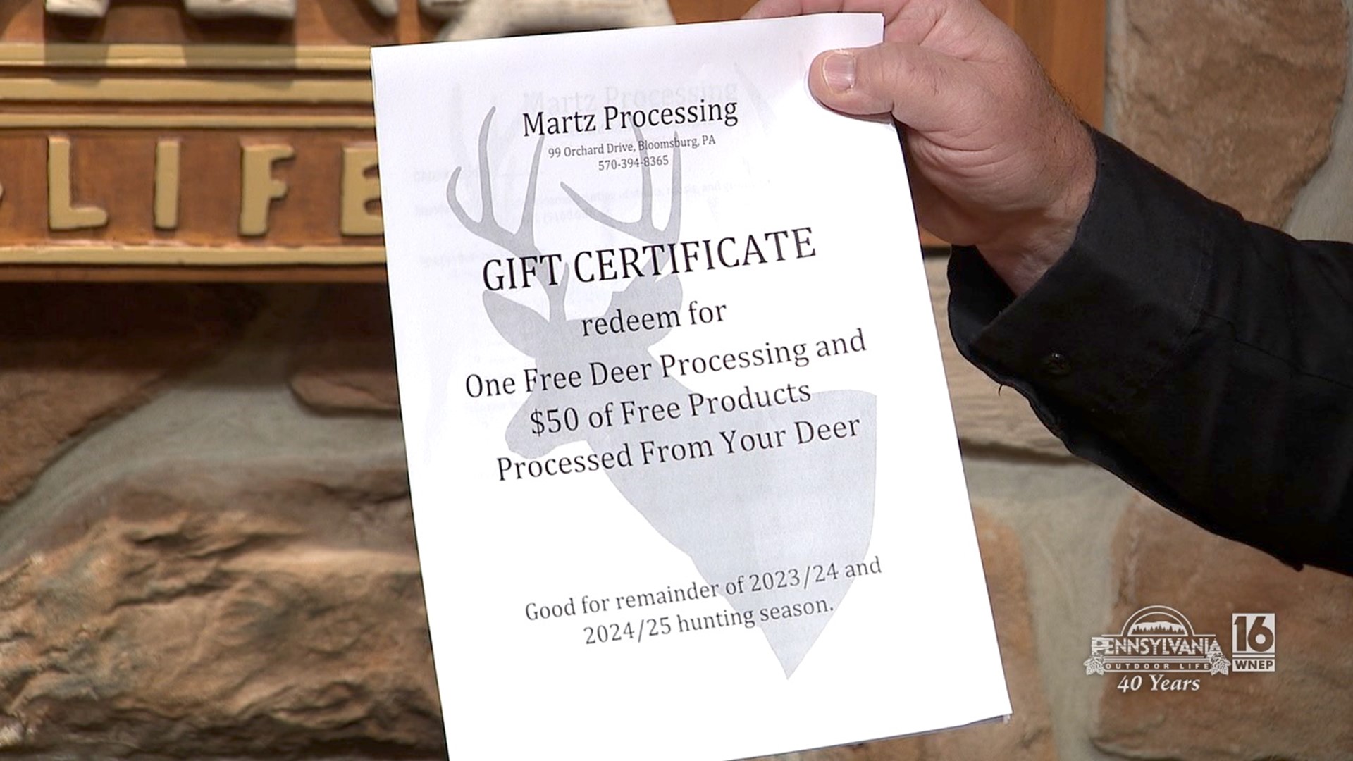 One lucky hunter will get their deer butchered for free this year.