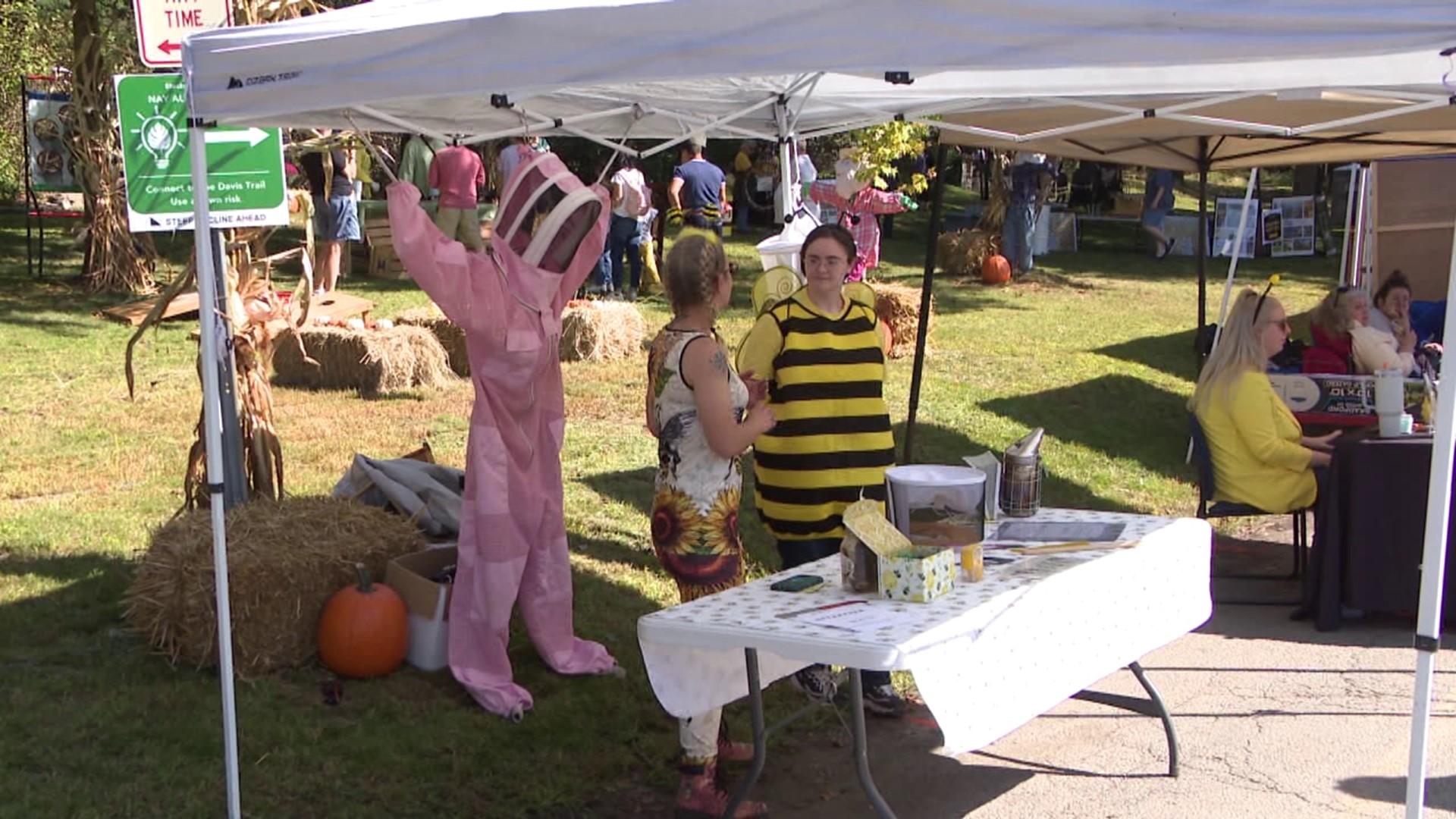 Celebrating honeybees and the role they play in agriculture was the goal of an event at Nay Aug Park in Scranton on Sunday.