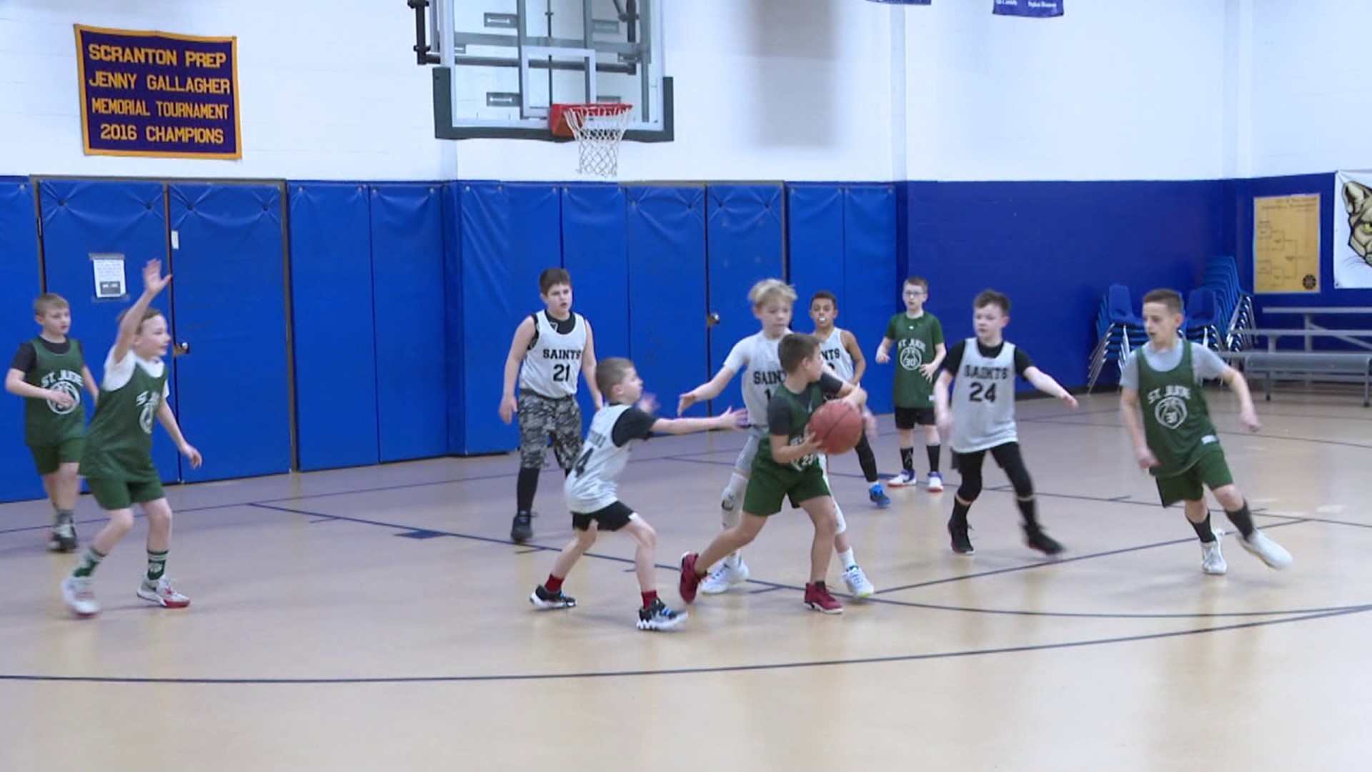 A group of young athletes got their March Madness on at Wyoming Area Catholic School in Exeter Saturday afternoon.