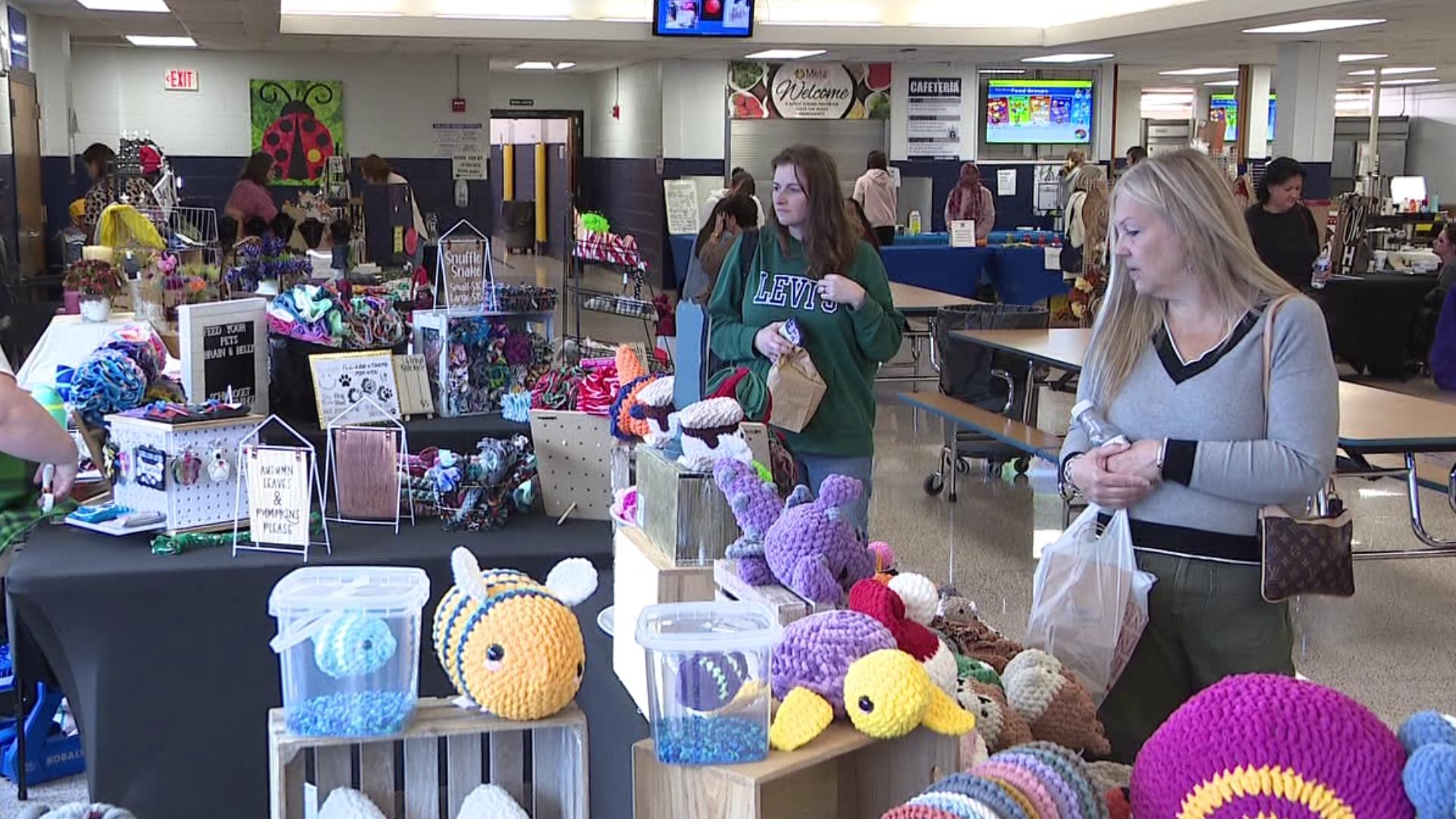 The Abington Angels hosted its 11th annual MarketPlace Saturday at the Abington Heights Middle School near Clarks Summit.