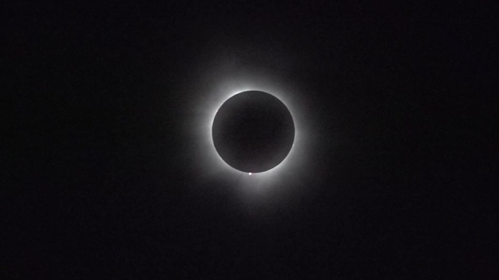 Newswatch 16's Nikki Krize was in the path of totality on Monday as the solar eclipse happened.